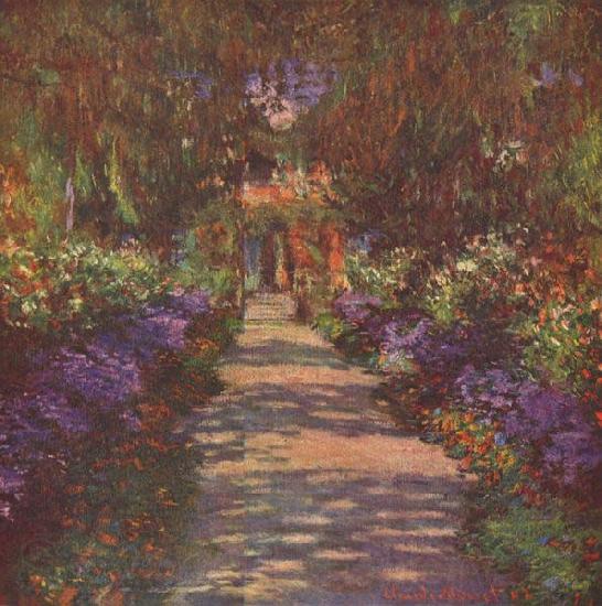 Claude Monet Garden Path, Spain oil painting art